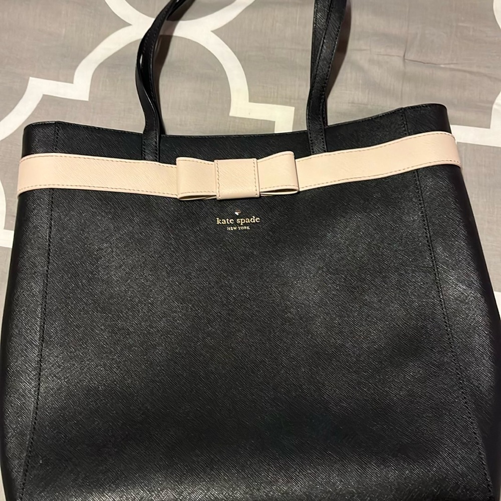 Kate Spade Black and Cream Tote Bag